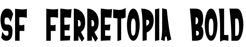 SF Ferretopia Bold cкачати шрифт безкоштовно